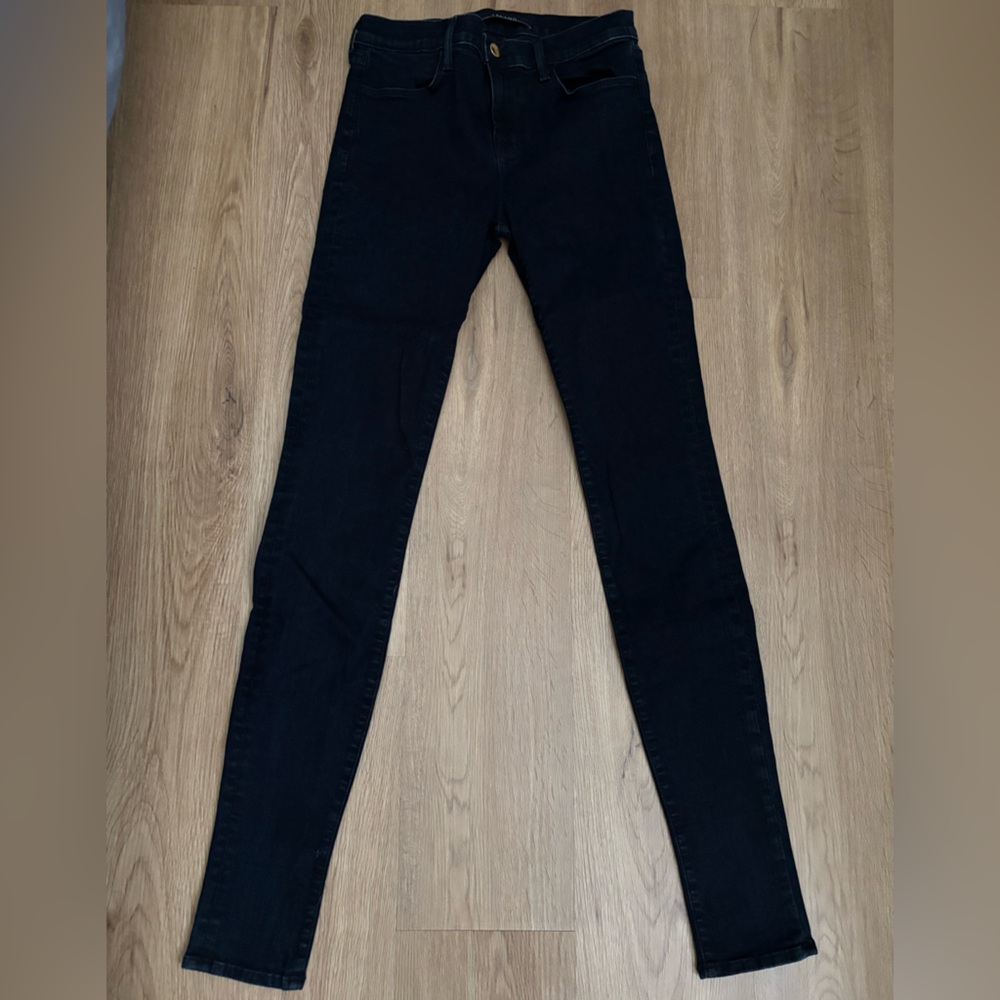 J Brand Women's Dark Blue Stacked Skinny Jeans